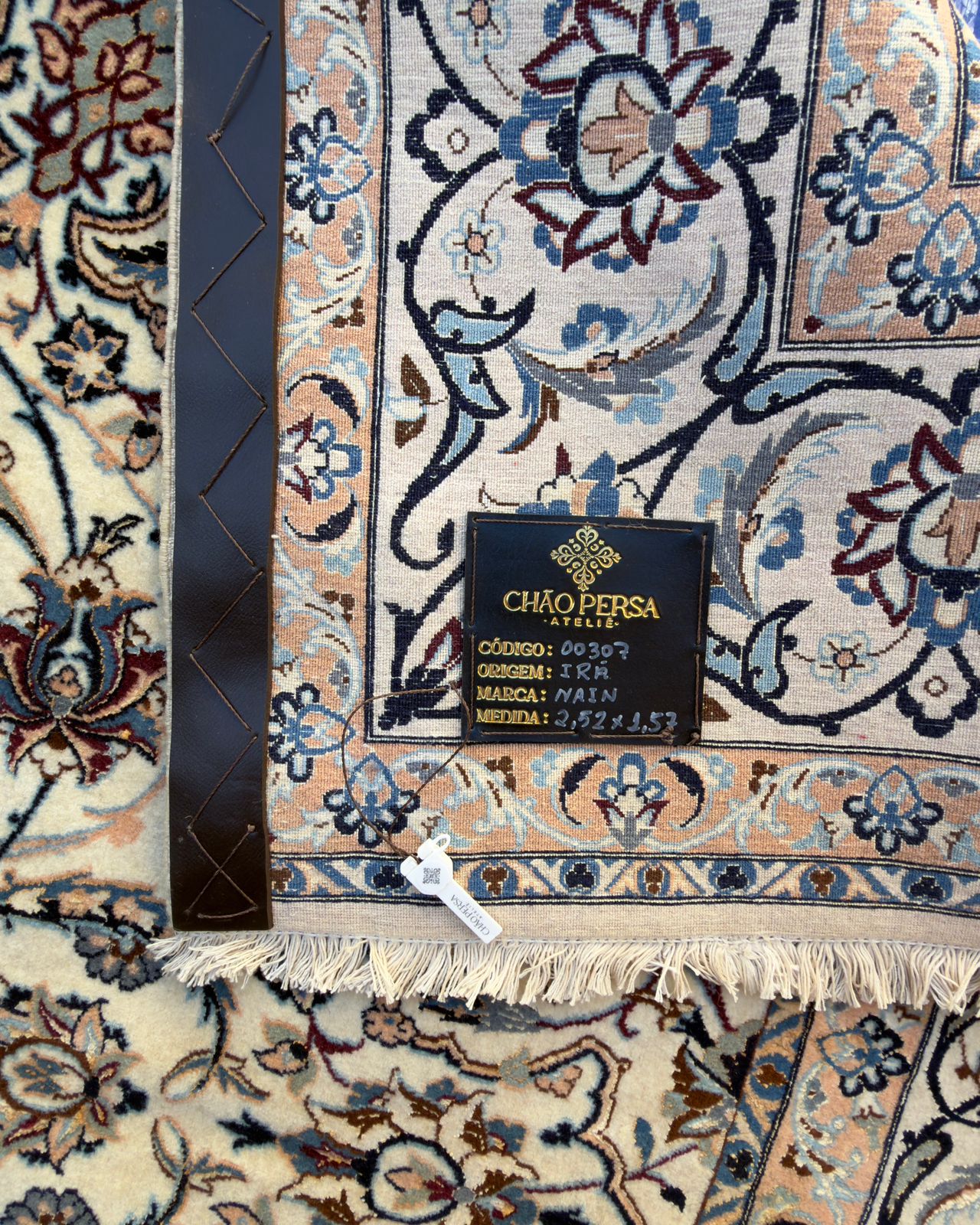 Tapete Persa Nain Extra Fine - 2,52 x 1,57 m