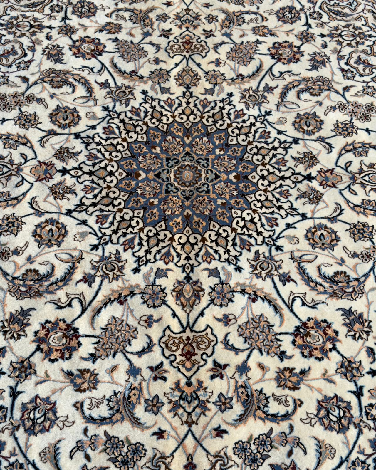 Tapete Persa Nain Extra Fine - 2,52 x 1,57 m