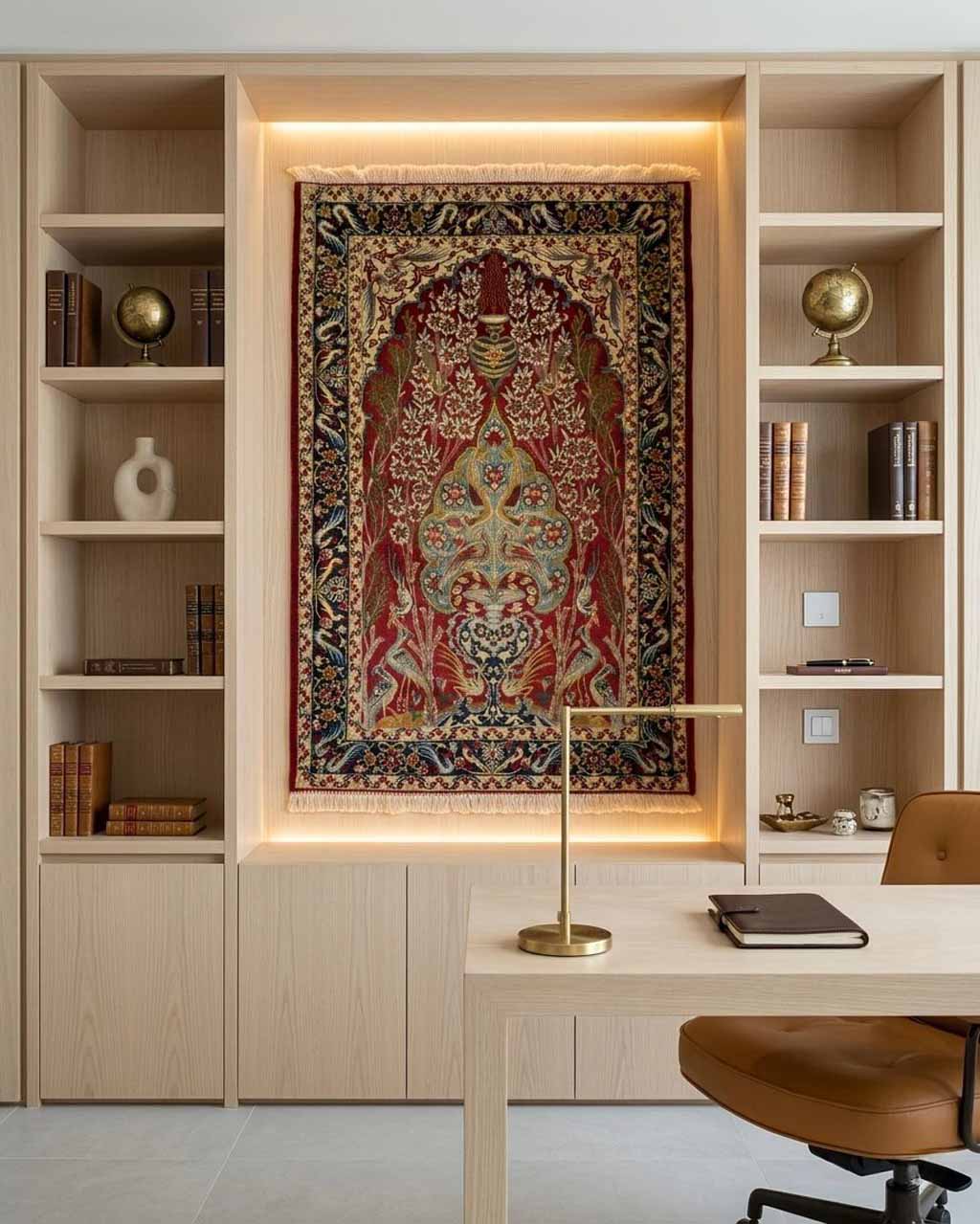 Tapete Persa Isfahan - 1,21 x 0,73 m