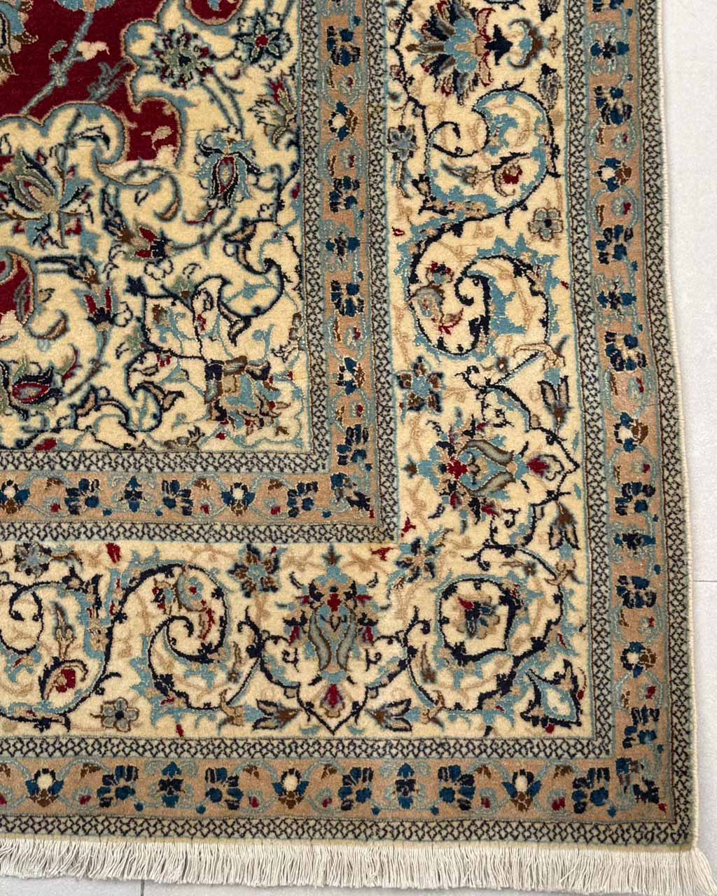 Tapete Persa Nain (Ultra Fino | Peça Rara) - 1,56 × 2,53 m