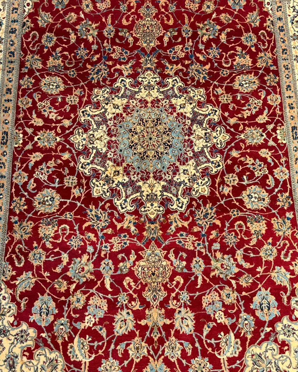 Tapete Persa Nain (Ultra Fino | Peça Rara) - 1,56 × 2,53 m