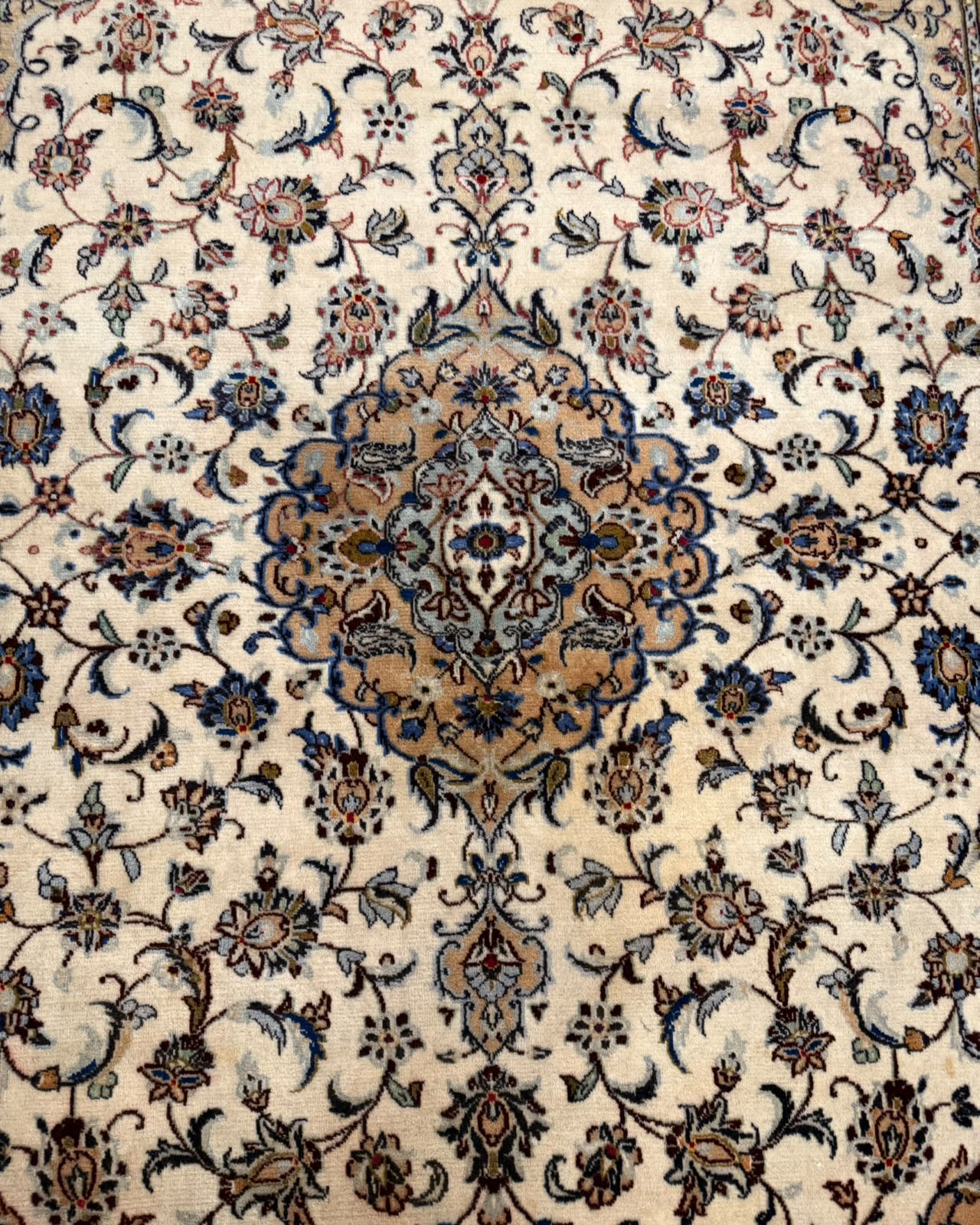 Tapete Persa Kashan (Elegância Clássica Iraniana) - 2,97 x 2,00 m
