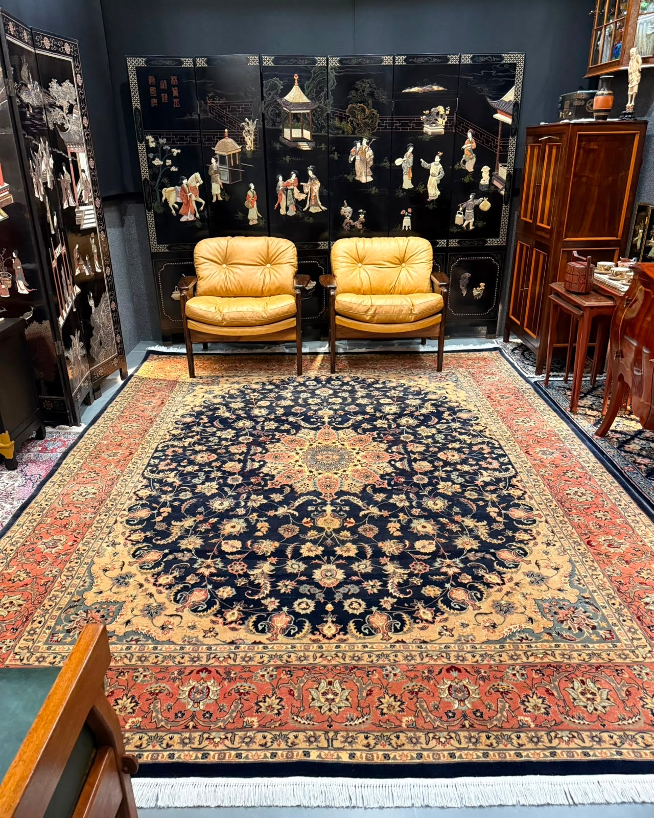 Tapete Persa Tabriz (Tradição e Elegância Iraniana) - 3,23 x 2,50 m