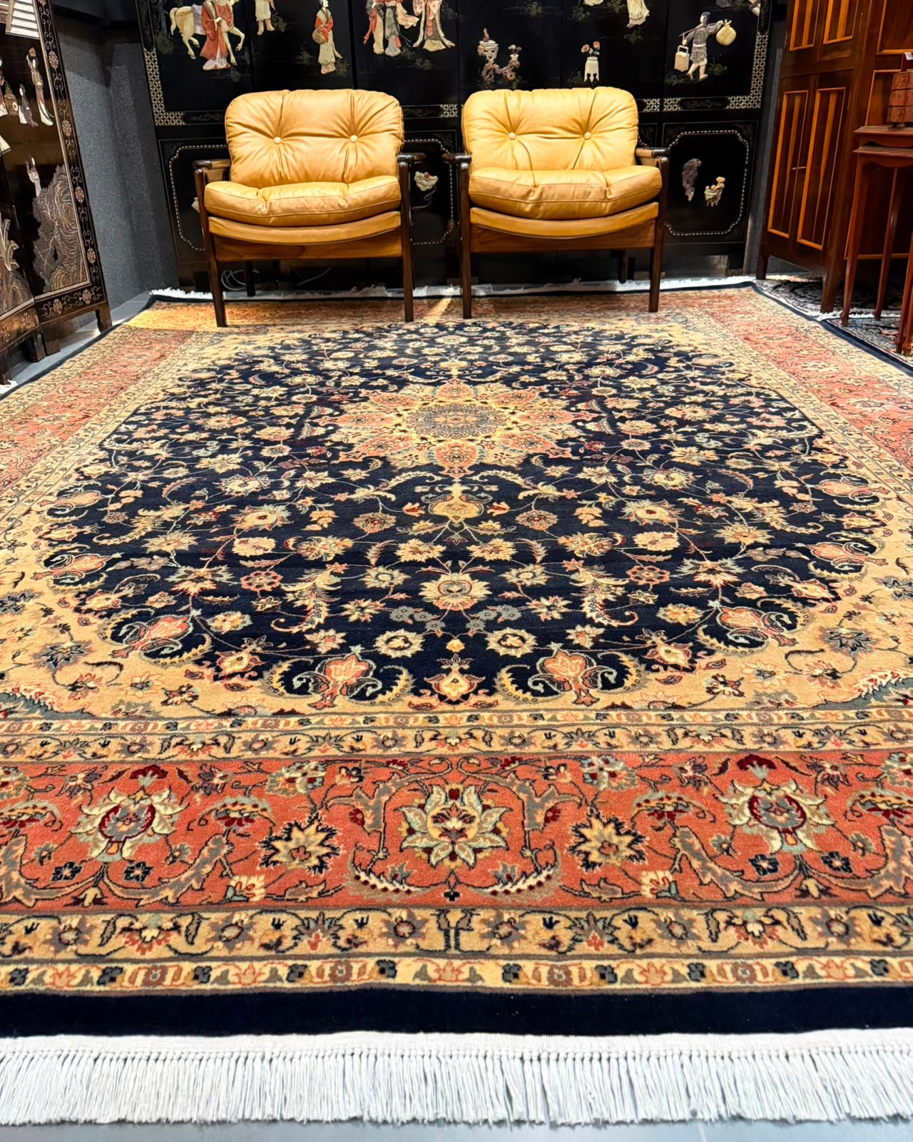Tapete Persa Tabriz (Tradição e Elegância Iraniana) - 3,23 x 2,50 m