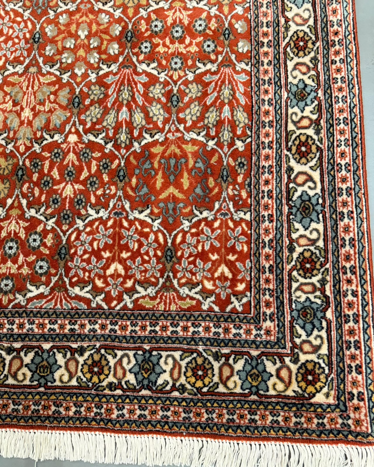 Tapete Persa Ghom (Narrativas Florais da Pérsia) - 2,33 x 1,50 m
