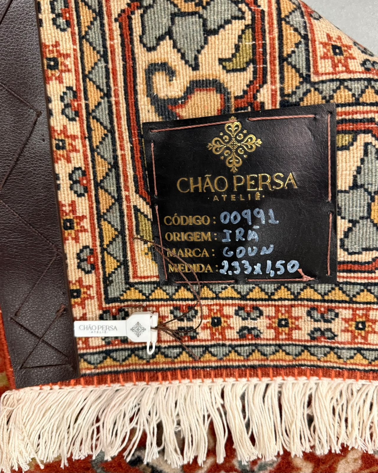 Tapete Persa Ghom (Narrativas Florais da Pérsia) - 2,33 x 1,50 m