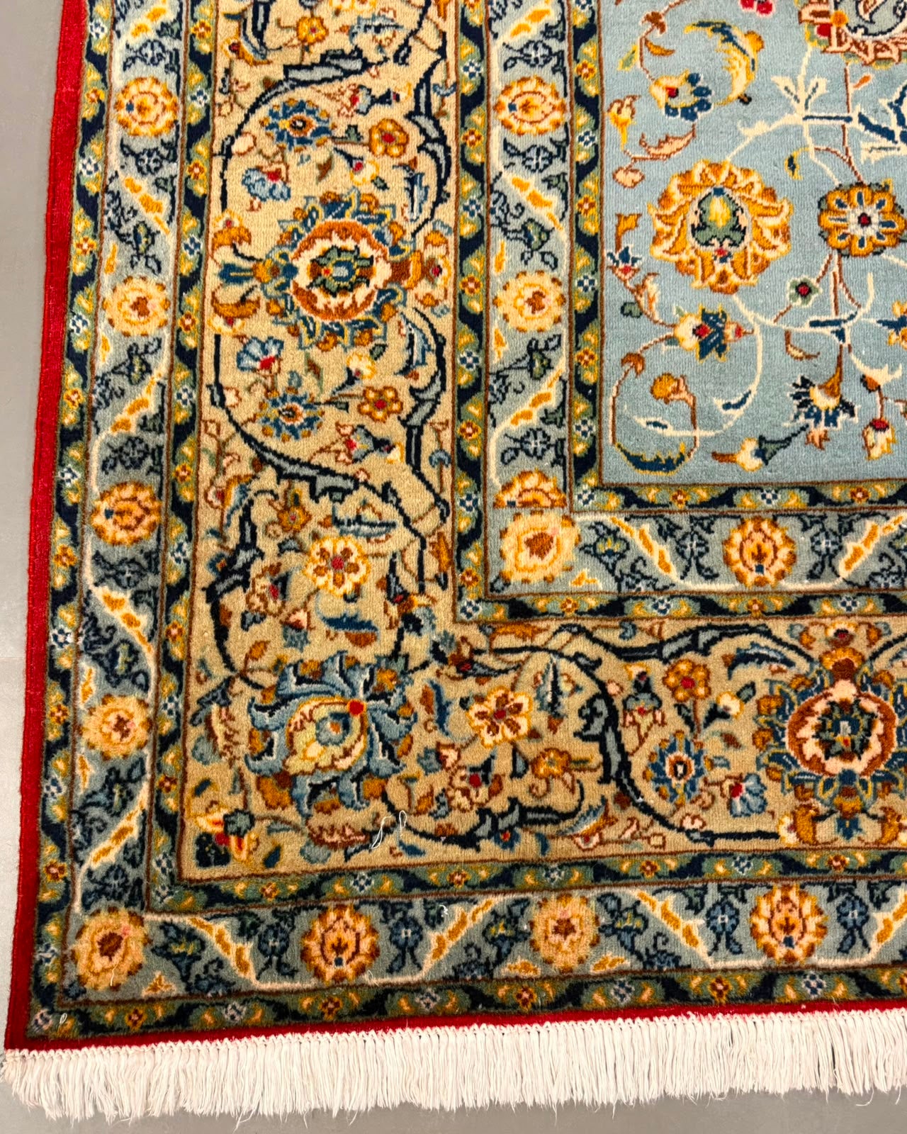 Tapete Persa Kashan (Clássico e Sofisticado) - 2,75 x 2,00 m