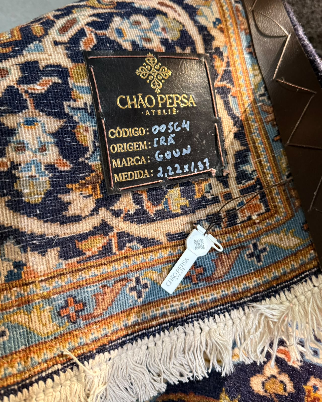 Tapete Persa Ghom - 2,22 x 1,37 m