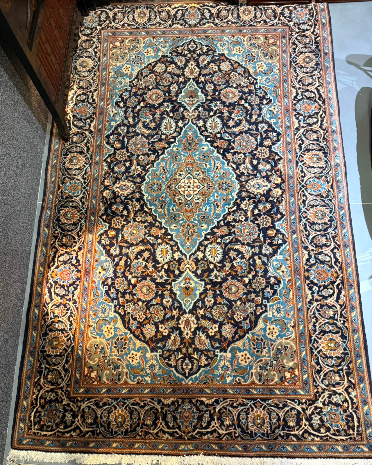 Tapete Persa Ghom - 2,22 x 1,37 m