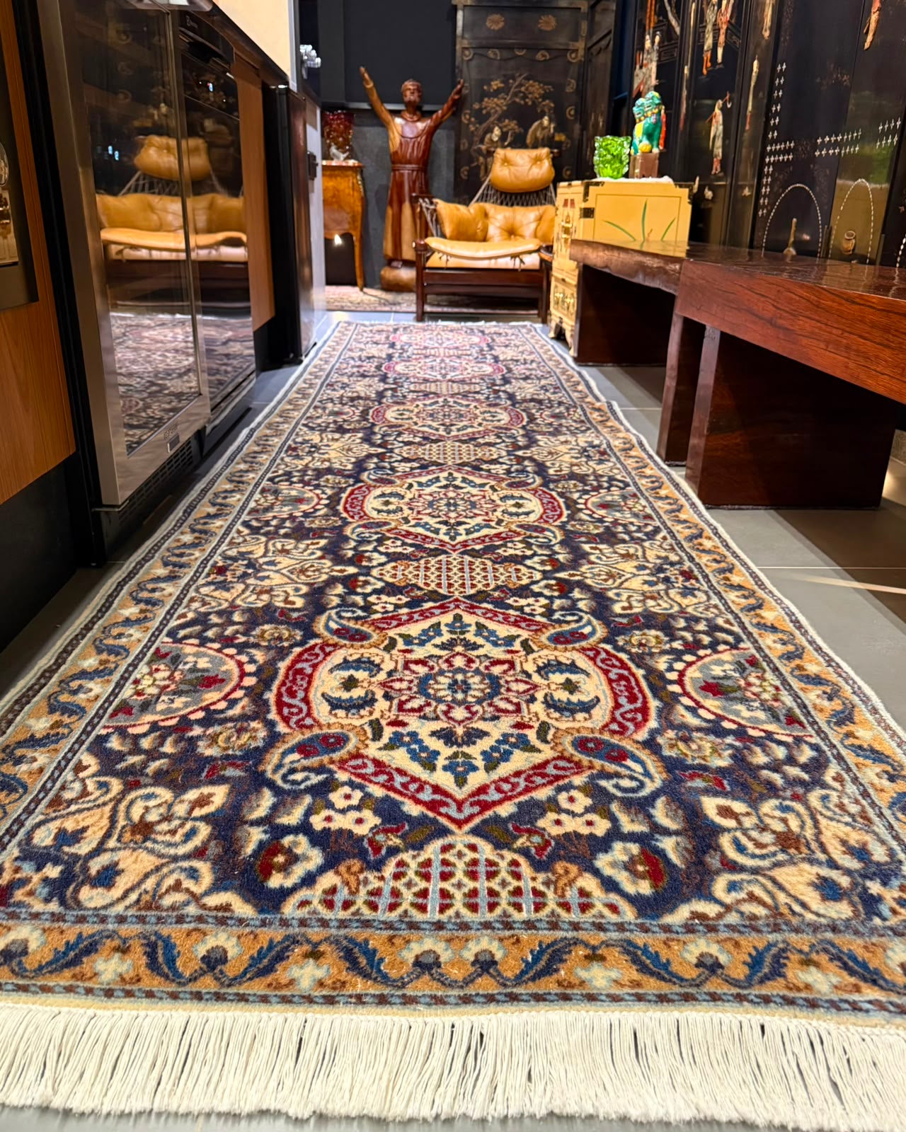 Passadeira Persa Nain - 3,90 x 0,93 m