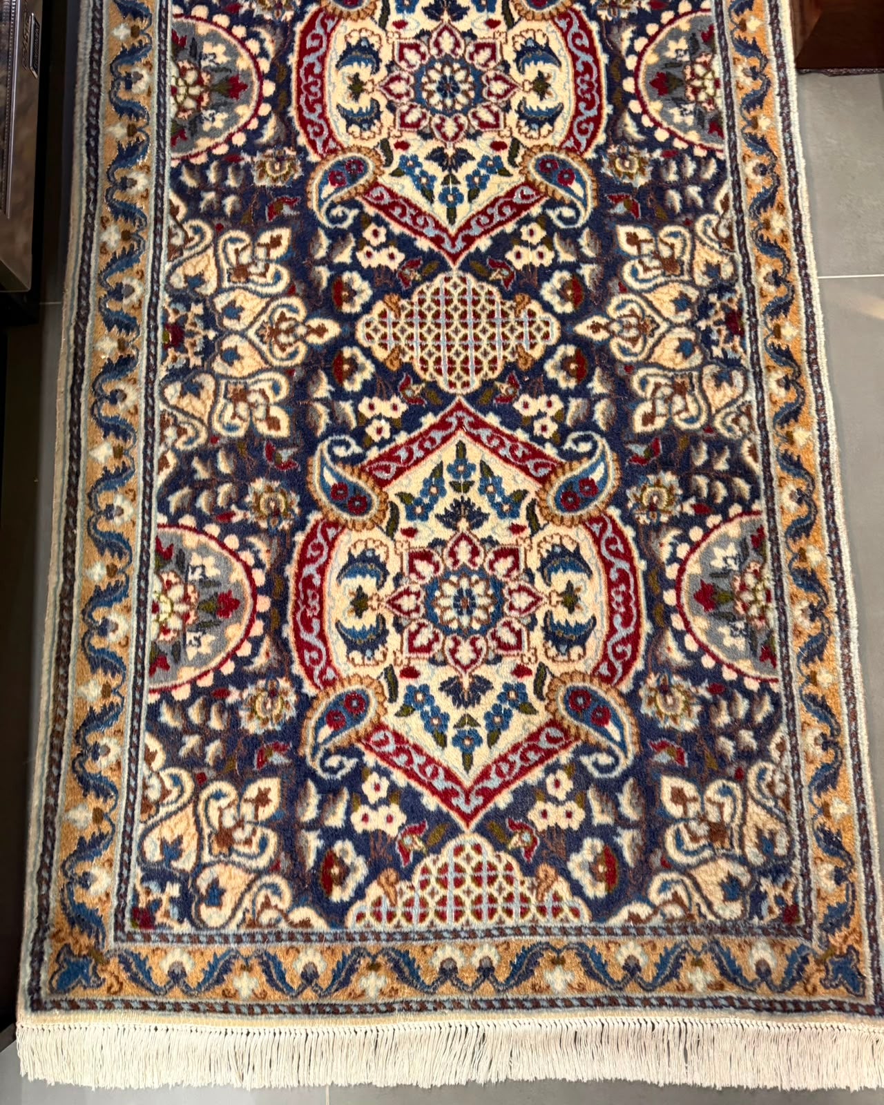 Passadeira Persa Nain - 3,90 x 0,93 m