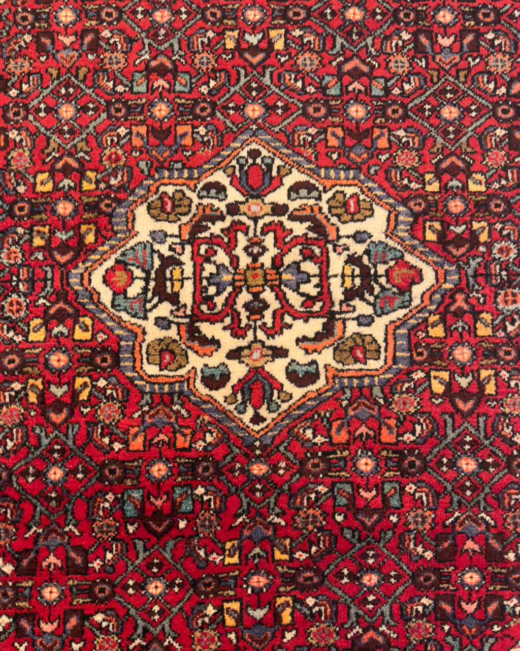 Tapete Persa Hossainabad (Autenticidade Tribal) - 2,16 x 1,56 m