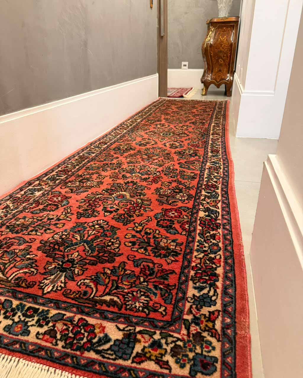 Tapete Persa Lilian (Passadeira de Elegância Clássica) - 3,20 x 0,83m