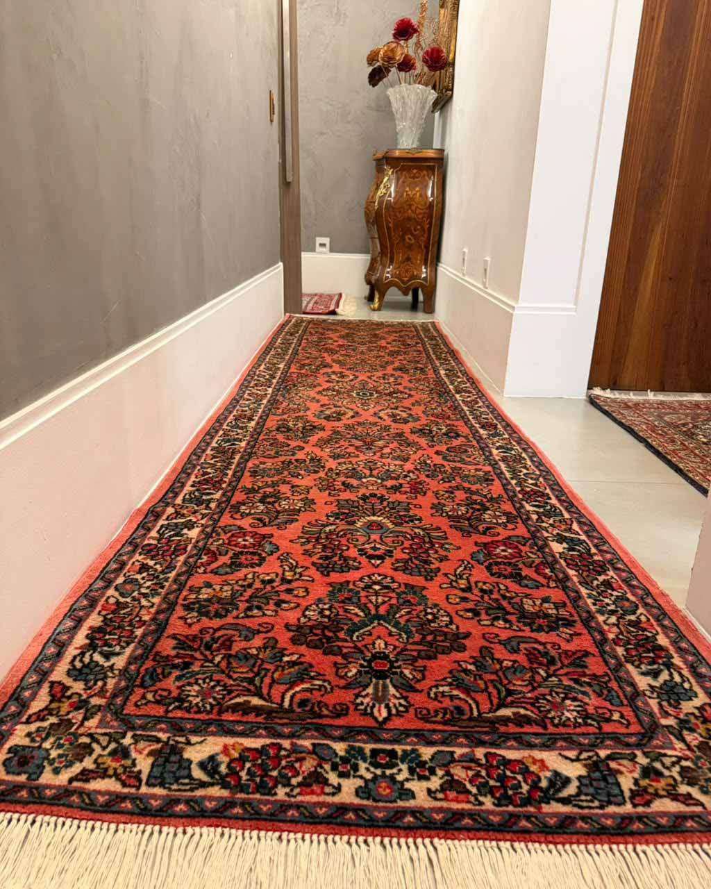 Tapete Persa Lilian (Passadeira de Elegância Clássica) - 3,20 x 0,83m