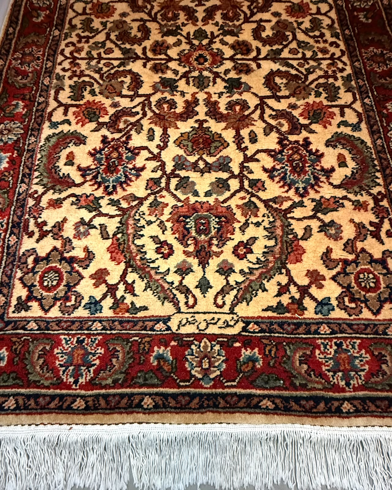 Tapete Persa Romênia Assinado (Inspiração Isfahan) - 1,56 x 1,00 m