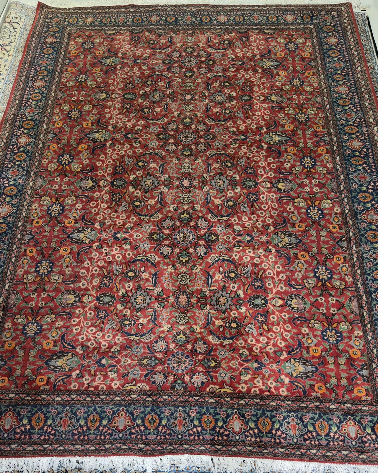 Tapete Persa Ghom (Pontos em Seda e Elegância Atemporal) -  3,20 x 2,40 m