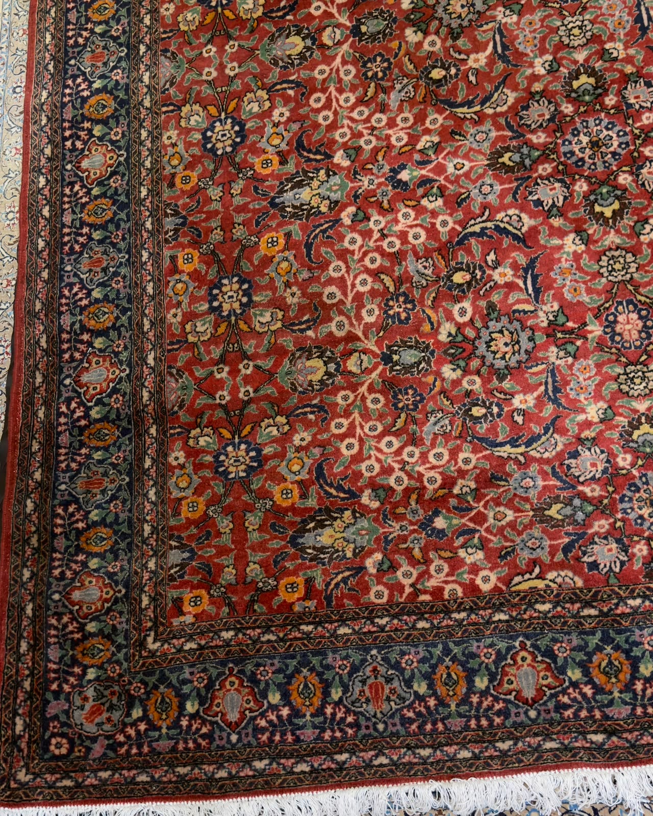 Tapete Persa Ghom (Pontos em Seda e Elegância Atemporal) -  3,20 x 2,40 m