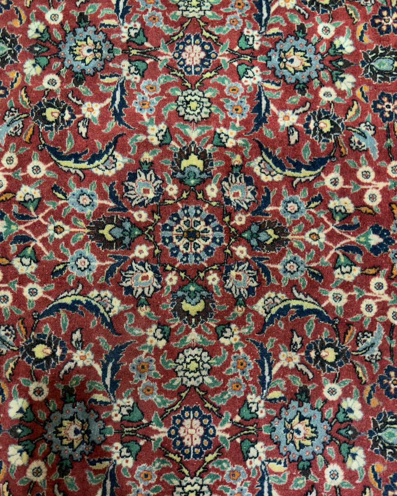 Tapete Persa Ghom (Pontos em Seda e Elegância Atemporal) -  3,20 x 2,40 m