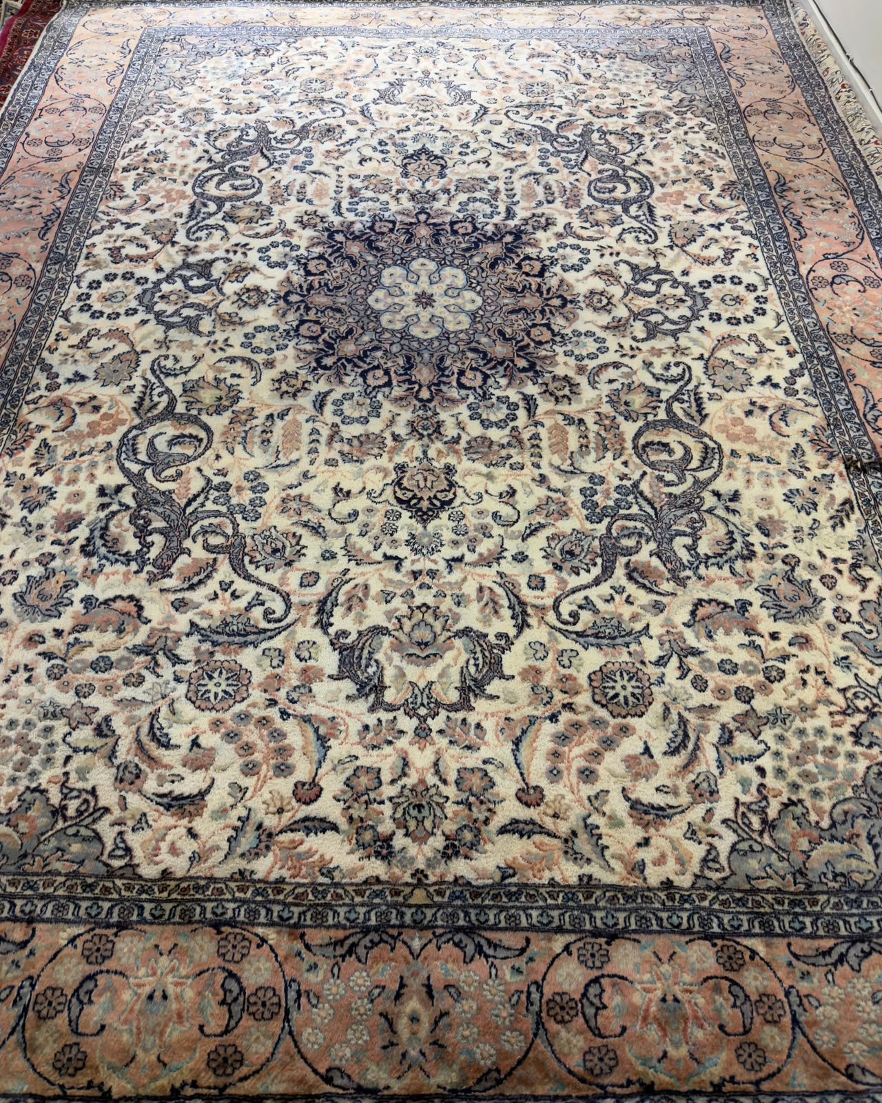 Tapete Tabriz Indiano (Algodão Mercerizado) - 3,28 x 2,43 m