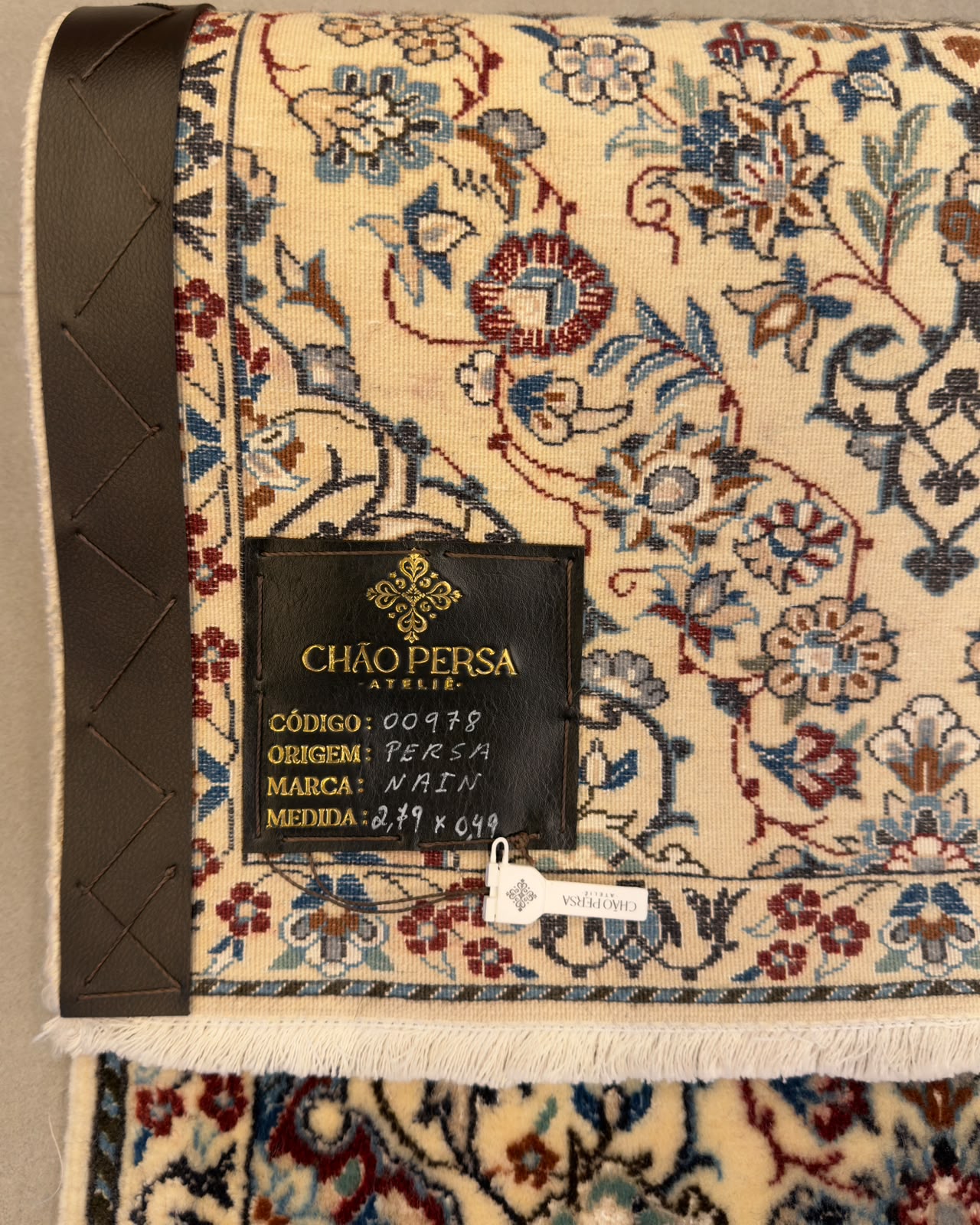 Passadeira Persa Nain Extra Fine - 2,79 x 0,49 m