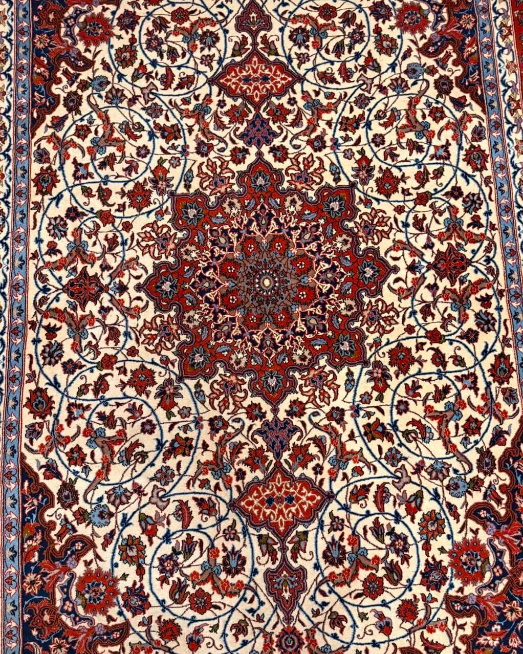 Isfahan Seirafian Assinado - 2,48 x 1,58 m