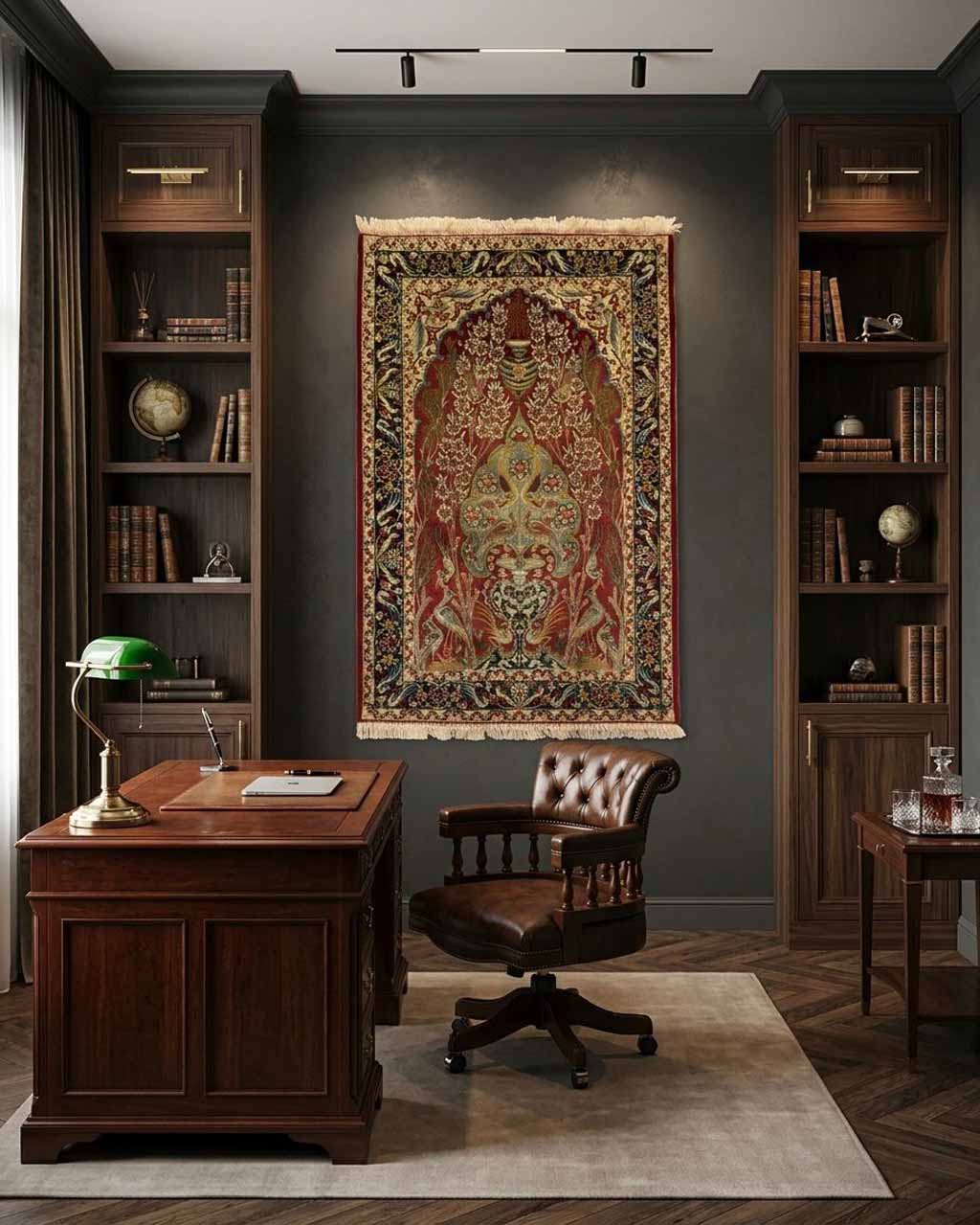 Tapete Persa Isfahan - 1,21 x 0,73 m