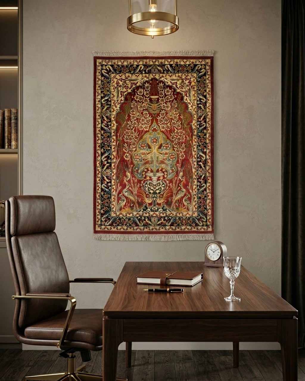Tapete Persa Isfahan - 1,21 x 0,73 m