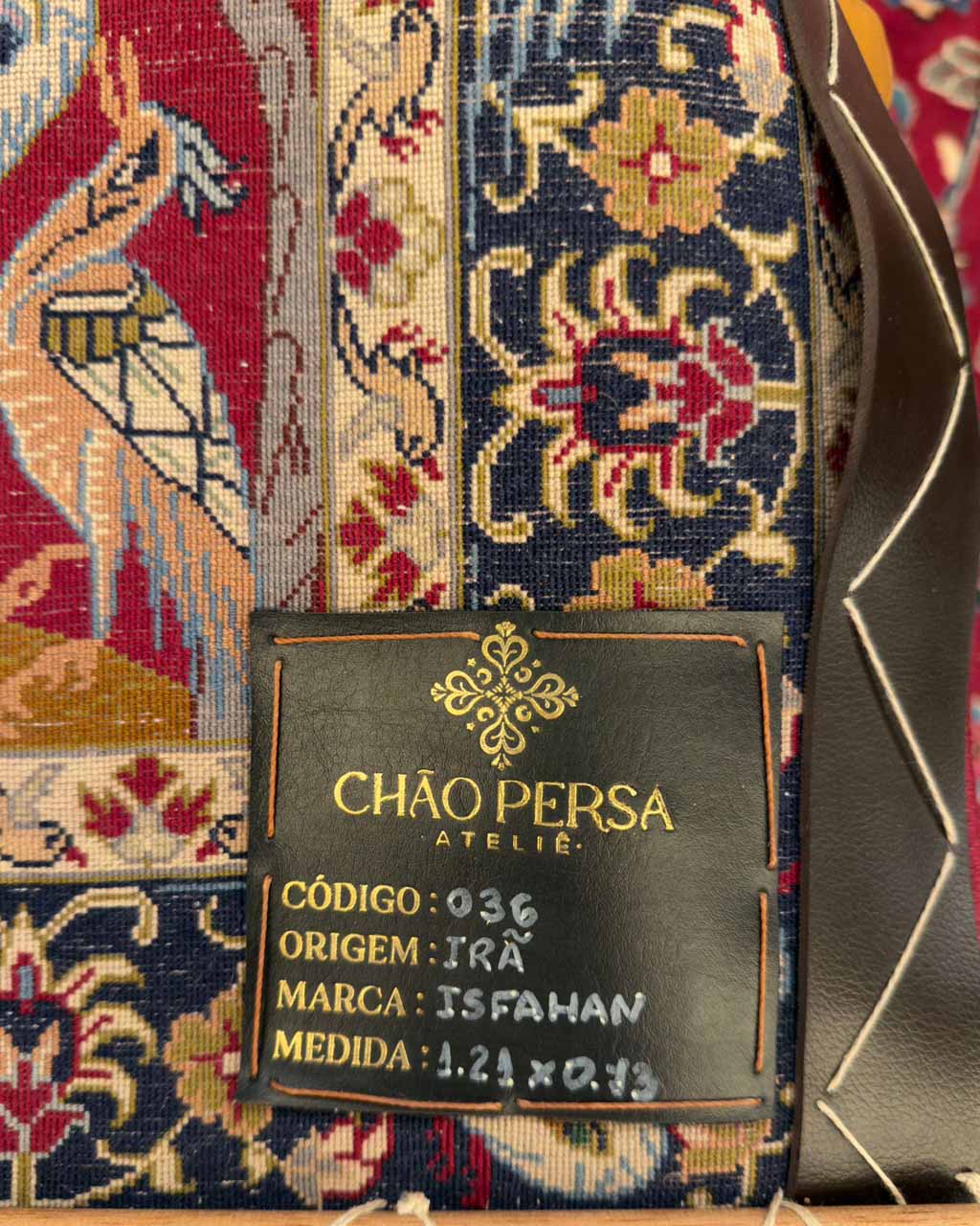 Tapete Persa Isfahan - 1,21 x 0,73 m