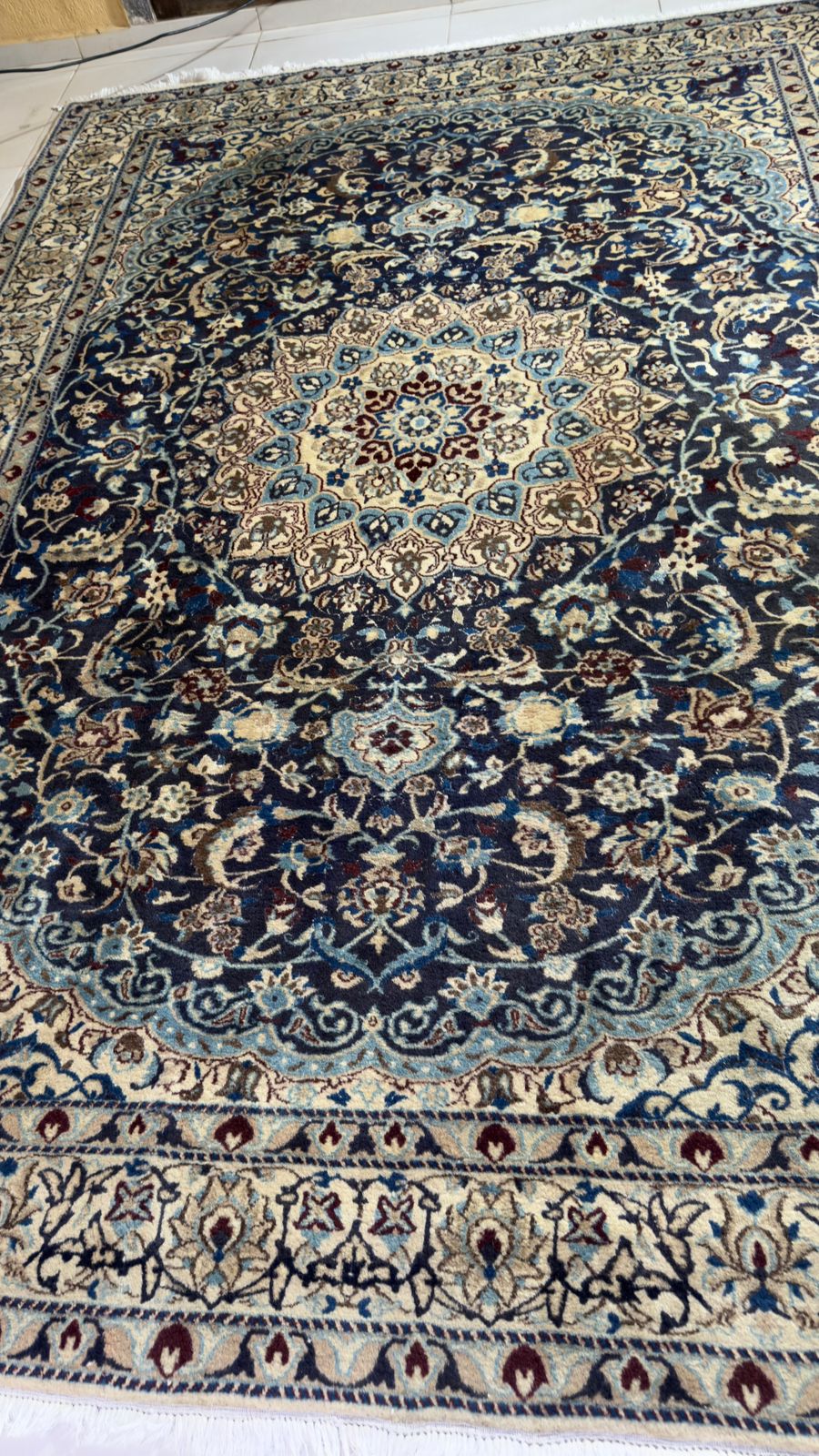 Tapete Persa Nain - 3,50 × 2,50 m