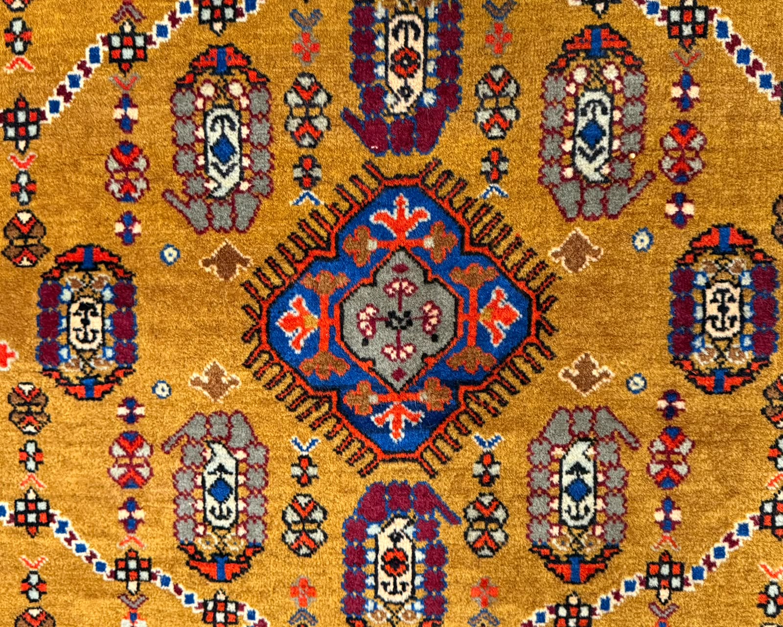 Tapete Persa Azerbaijão (Herança Caucasiana) - 1,62 x 1,00 m
