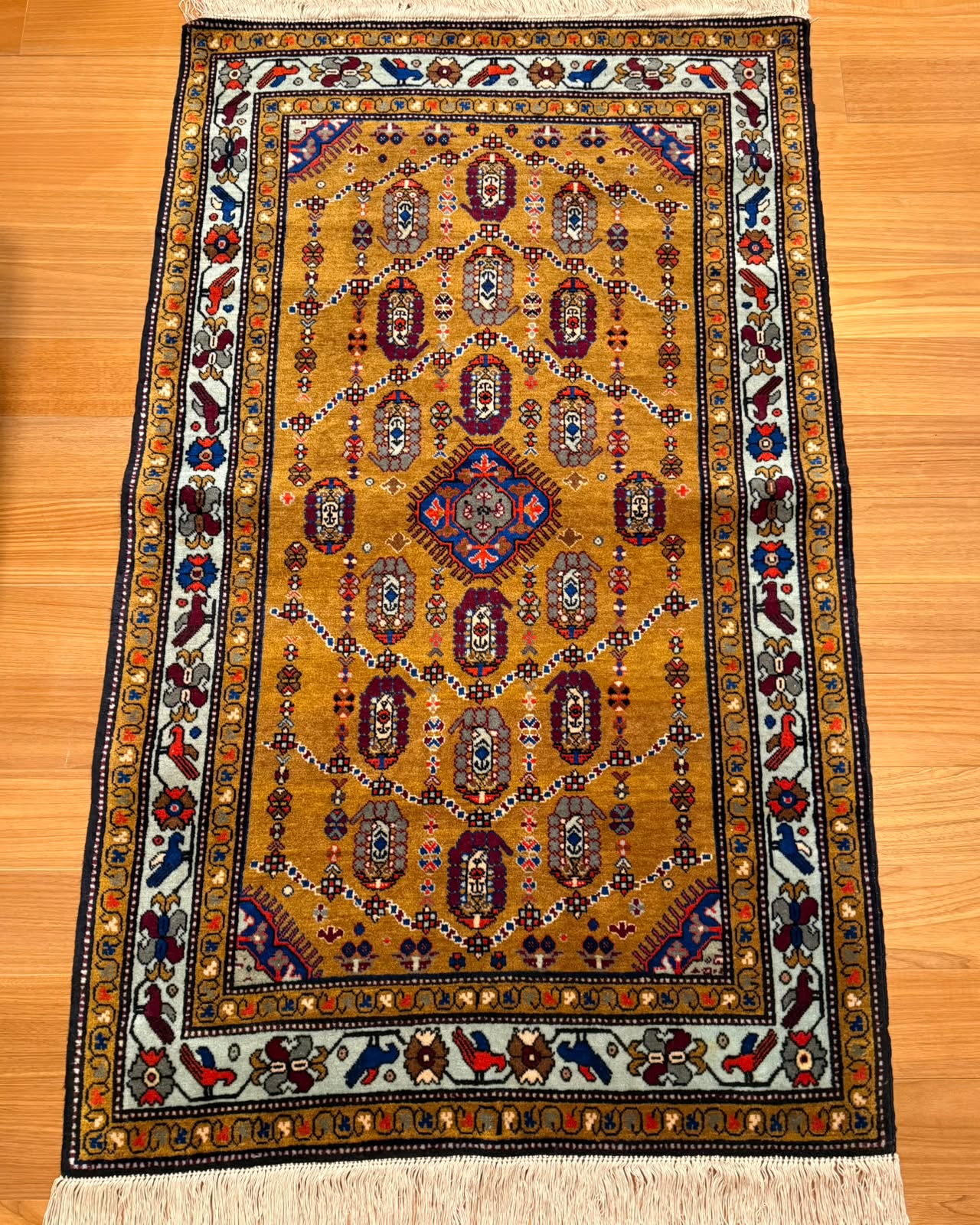 Tapete Persa Azerbaijão (Herança Caucasiana) - 1,62 x 1,00 m
