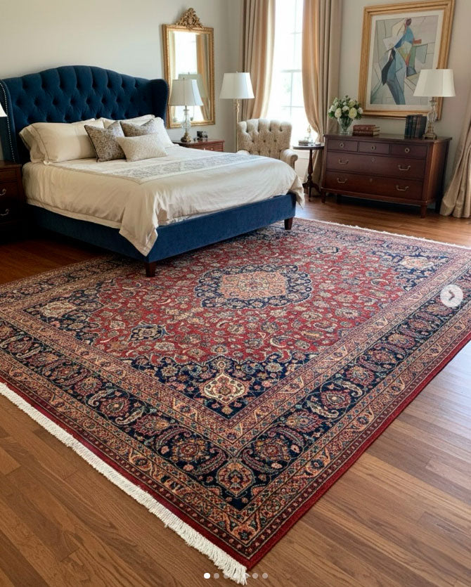 Tapete Persa Mashhad Assinado - 3,00 × 3,85 m