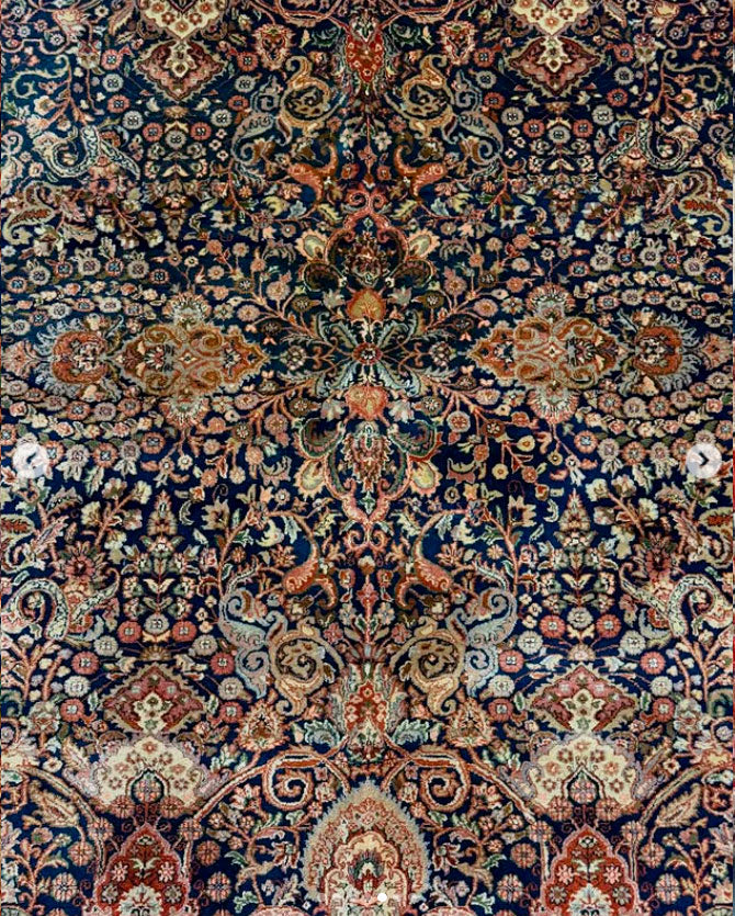 Tapete Tabriz - Desenho Persa Clássico 3,03 × 1,98 m