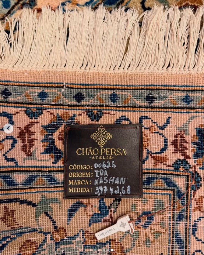 Tapete Persa Kashan - 3,98 × 2,68 m