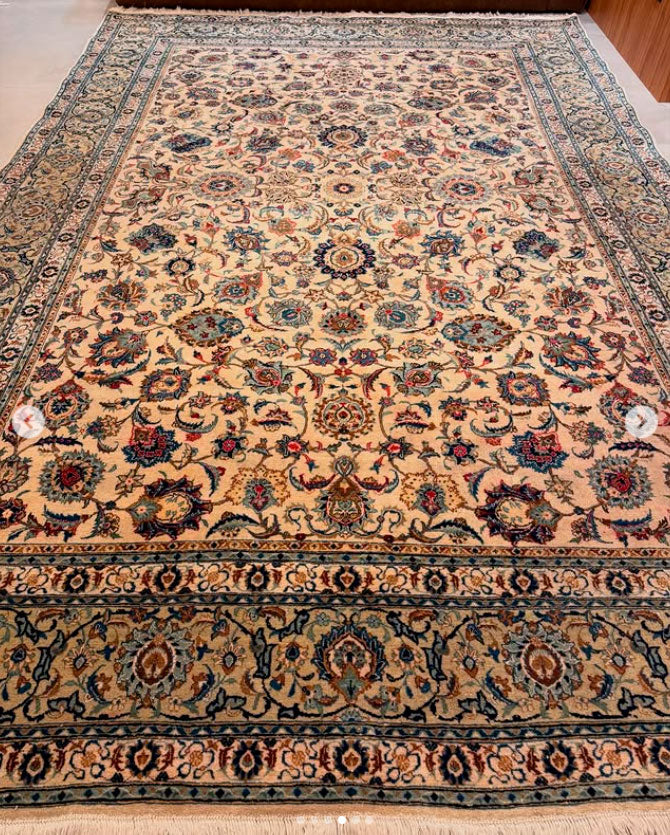 Tapete Persa Kashan - 3,98 × 2,68 m