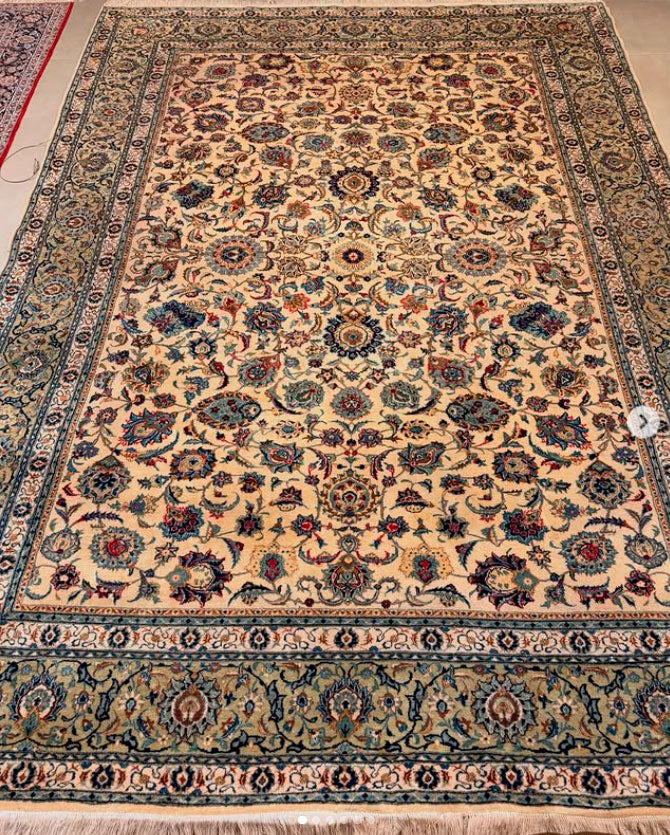 Tapete Persa Kashan - 3,98 × 2,68 m